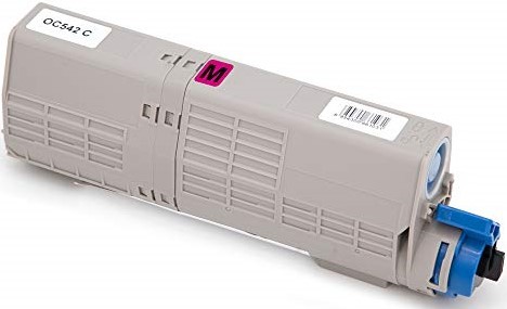 OKI C532 / C542 / MC563 / MC573 MAGENTA mxima capacidad - Producto fabricado en la Unin Europea.

El material utilizado para la fabricacin de este cartucho, es de la marca Mitsubishi y tiene una excelente calidad de impresin. Se garantiza la durabilidad y proteccin tanto de la impresora como del tambor (Drum)
Este producto tiene una garanta total de 2 aos. 

Cartucho remanufacturado alta capacidad 6.000 pginas con una cobertura por pgina de 5%. Cartucho toner compatible con la ref 46490606/46490402 Calidad de impresin excelente. Toner OKI C532 / C542 / MC563 / MC573 MAGENTA mxima capacidad